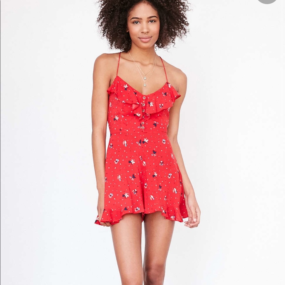 Kimchi blue/ urban outfitters floral romper